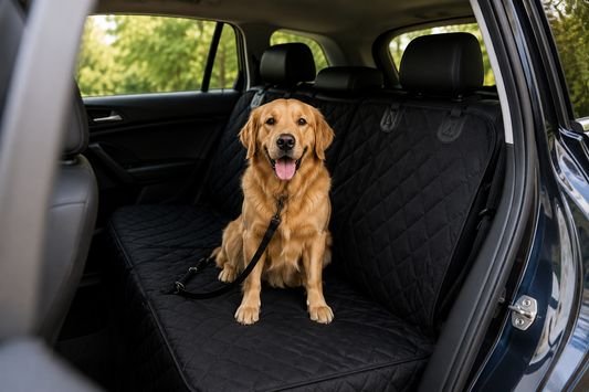 Waterproof Dog Car Seat Cover – Non-Slip Back Seat Protector